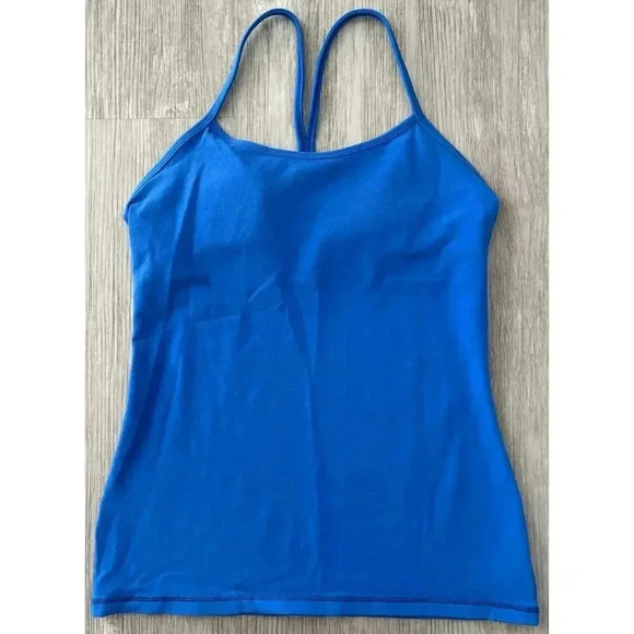 Lululemon | Women's Activewear Athletic Power Y Tank Top Built-in Bra Shelf | 10 - Picture 1 of 3